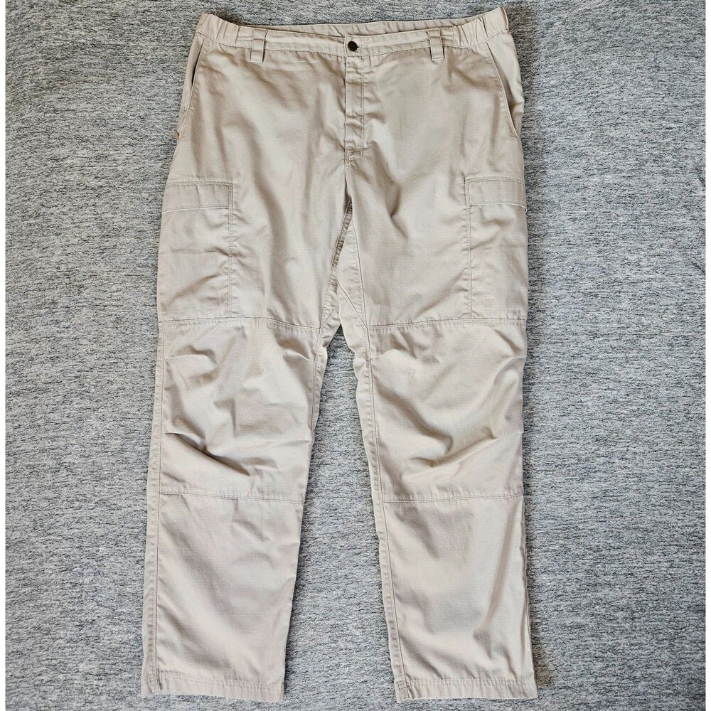 Vertx Pants Mens 42x34 Beige Tactical Ripstop Cargo Workwear Airsoft Milsim Logo
